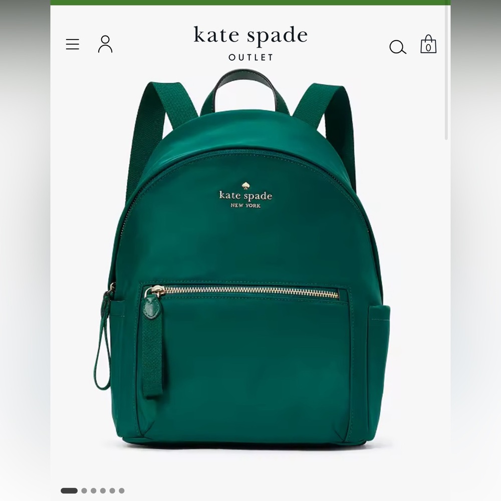 Kate Spade Emerald Green Backpack